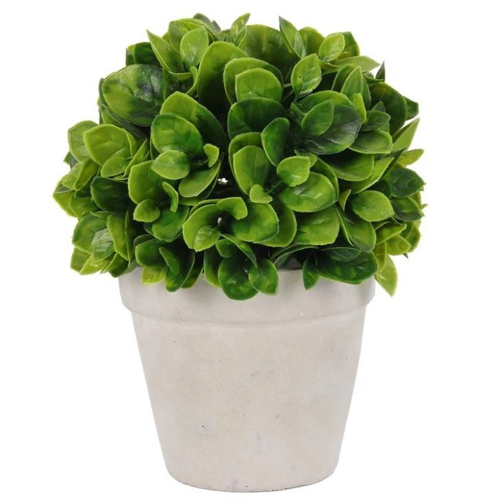 Plant Green Plastic Leaves Bonsai Wedding Decoration