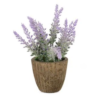 Sztuczne rośliny Fioletowy kwiat z tworzywa sztucznego Bonsai